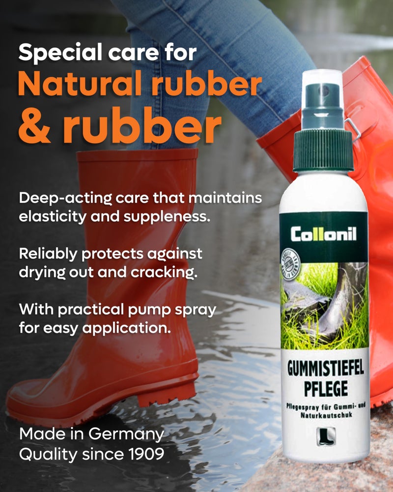 Collonil Rubber Boots Clean & Care Gummistiefel Colourless - 5.07 fl OZ - Made in Germany - Preserve and Clean Your Rubber Boots - Image 2
